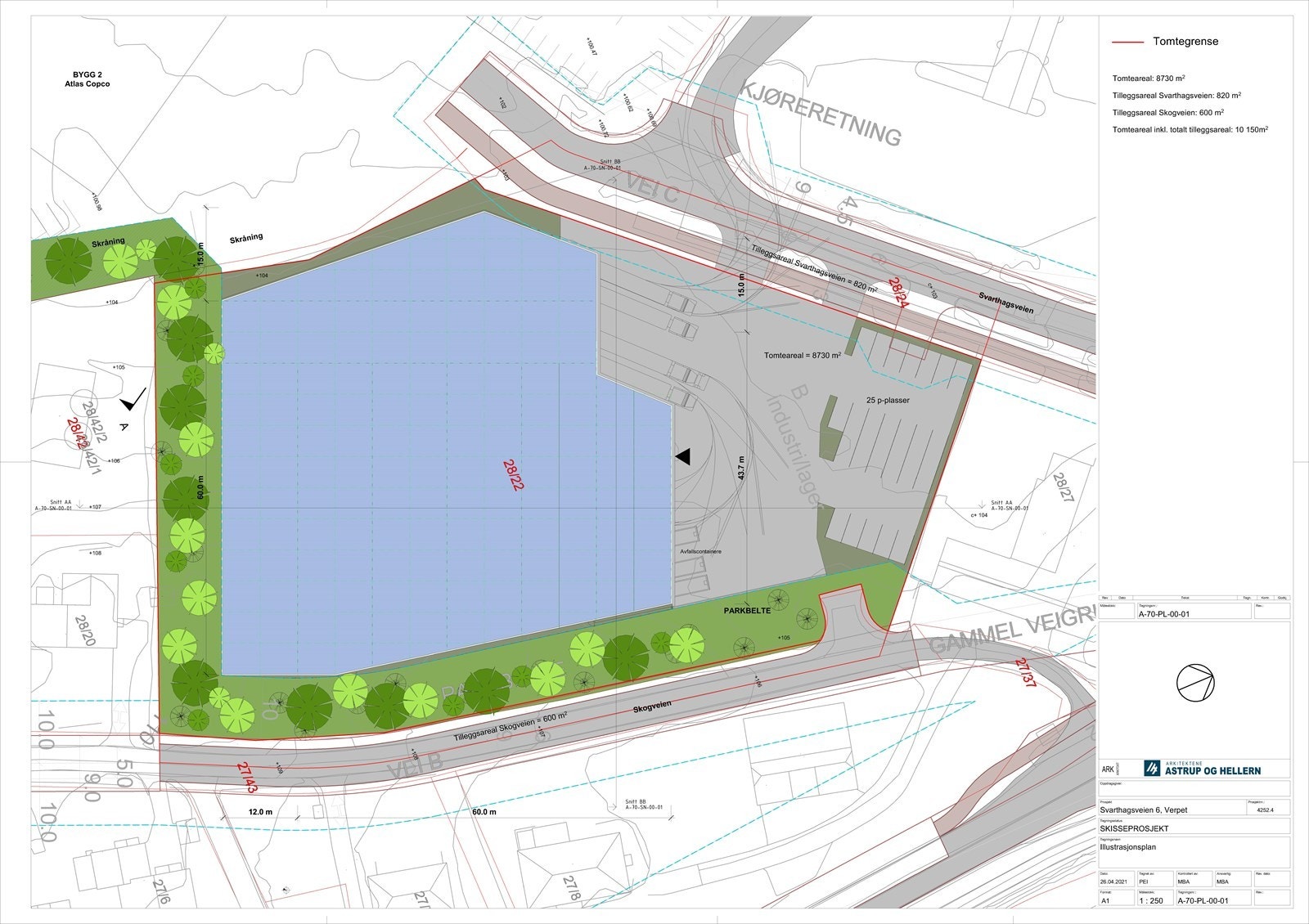 Illustrasjonsplan Galleribilde