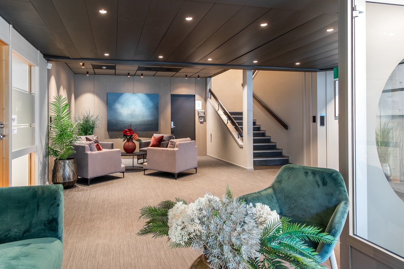 Nyoppusset inngangsparti - sosial sone Galleribilde