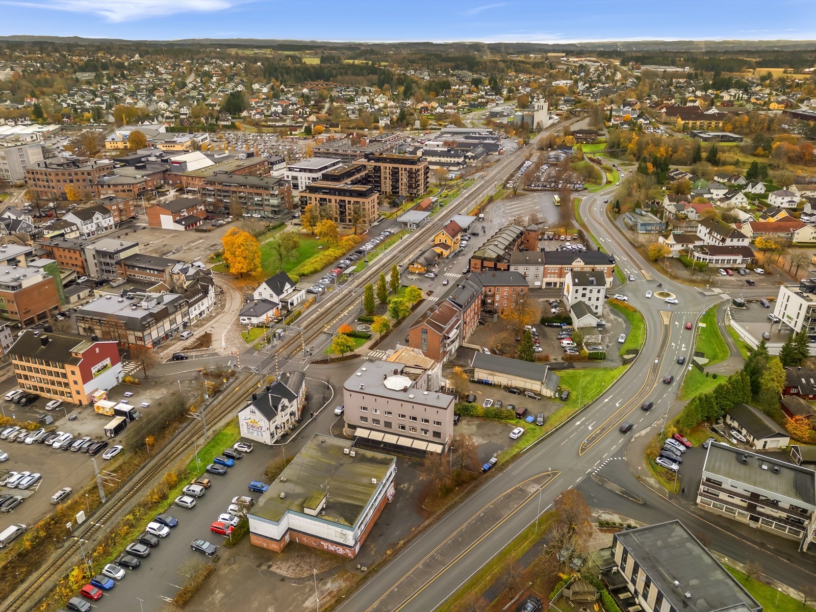 Dronefoto Galleribilde