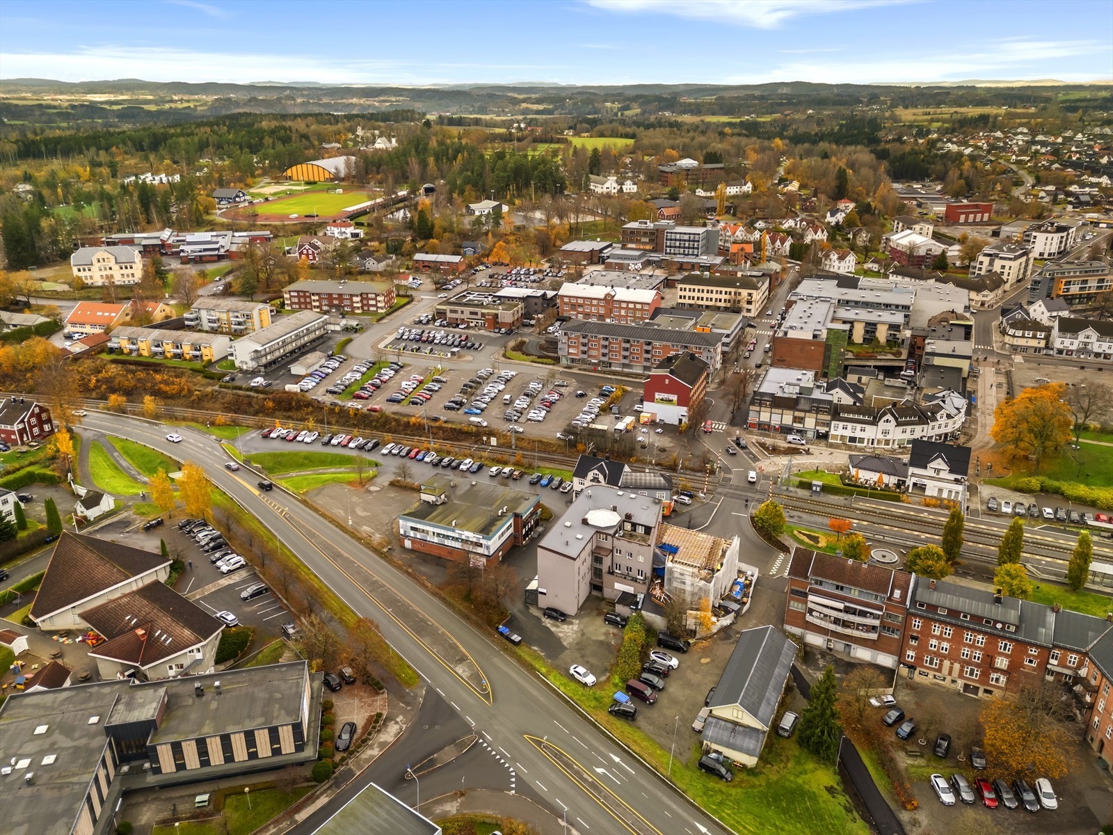 Dronefoto Galleribilde