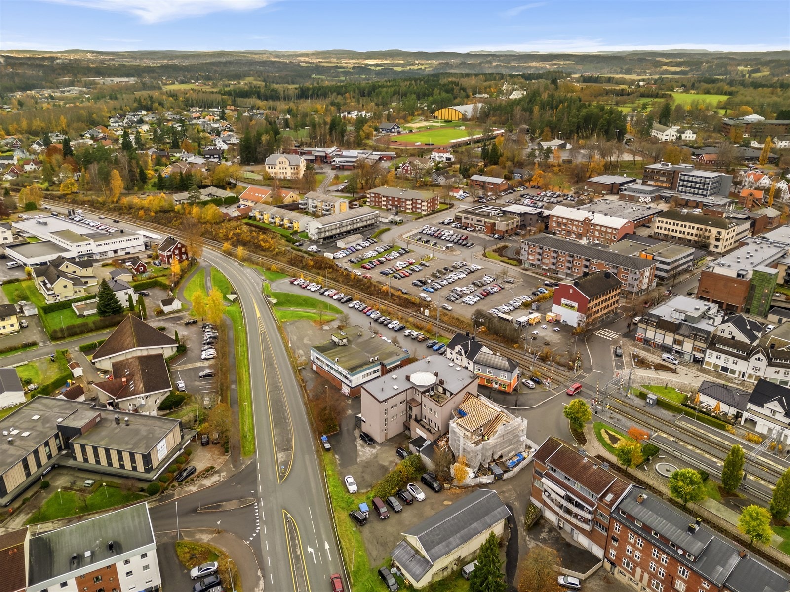 Dronefoto Galleribilde