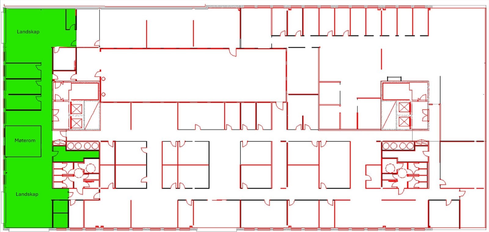 2. etg. BTA 384 m².