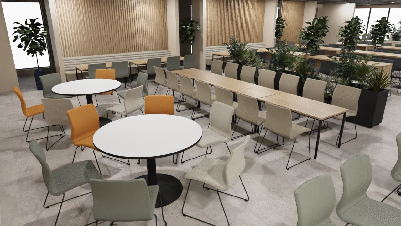 Illustrasjon fra kantinen Galleribilde