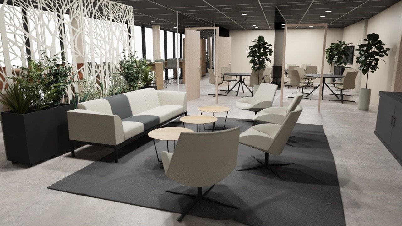 Illustrasjon fellesareal | Lounge Galleribilde