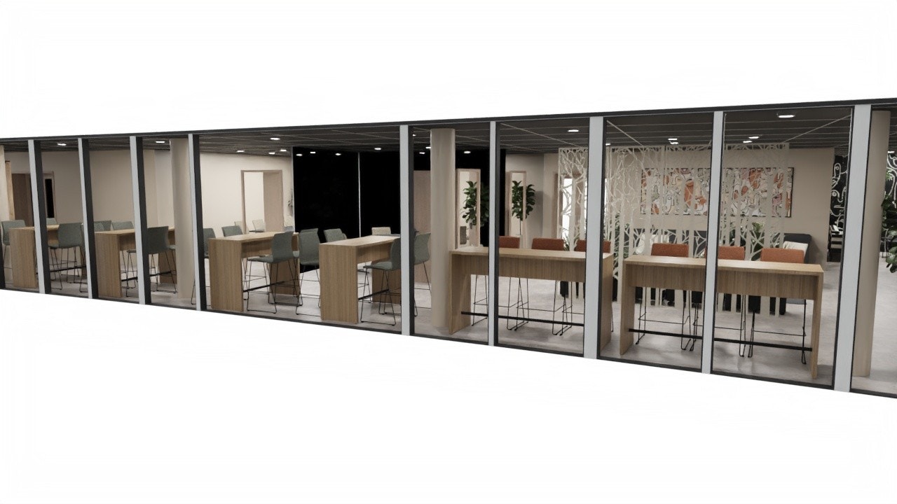 Illustrasjon fellesareal Galleribilde