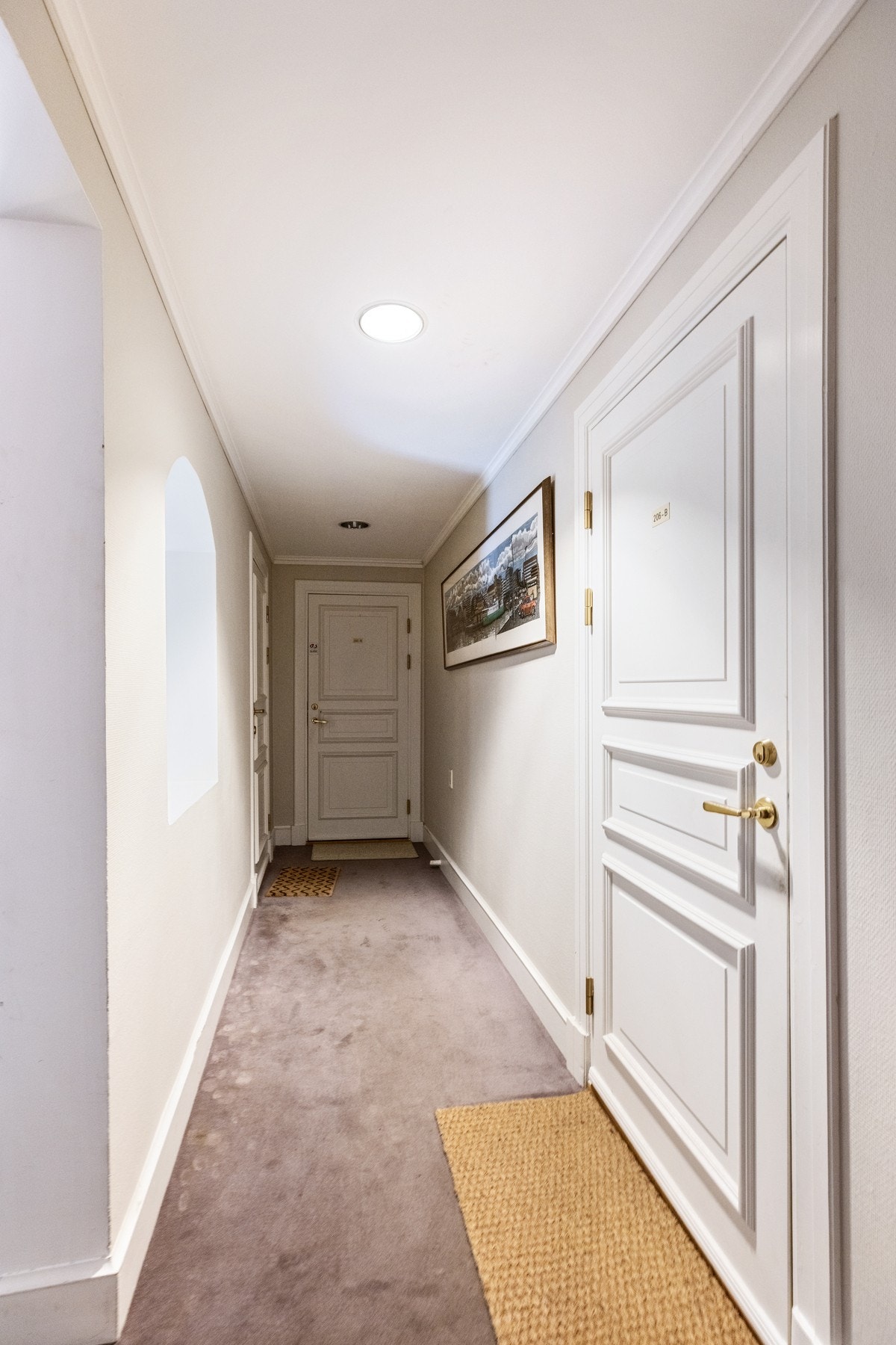 Leilighetene B 202 og B 203 er betydelig pusset opp i 2025. Galleribilde