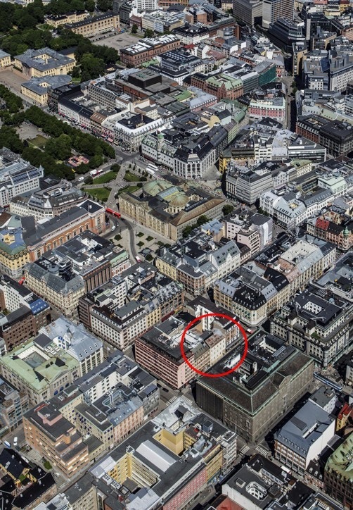 Nedre Slotts gate 7 - i det beste av Kvadraturen. Galleribilde