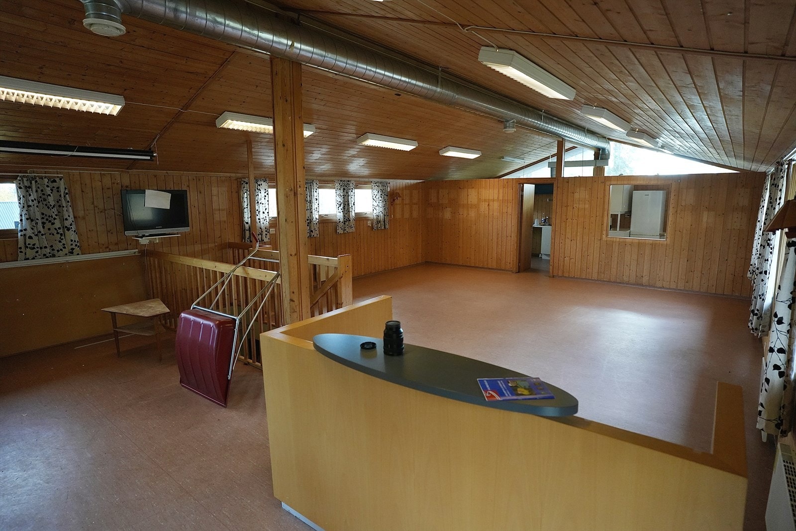 Skråhimling og godt med dagslys inn. Galleribilde