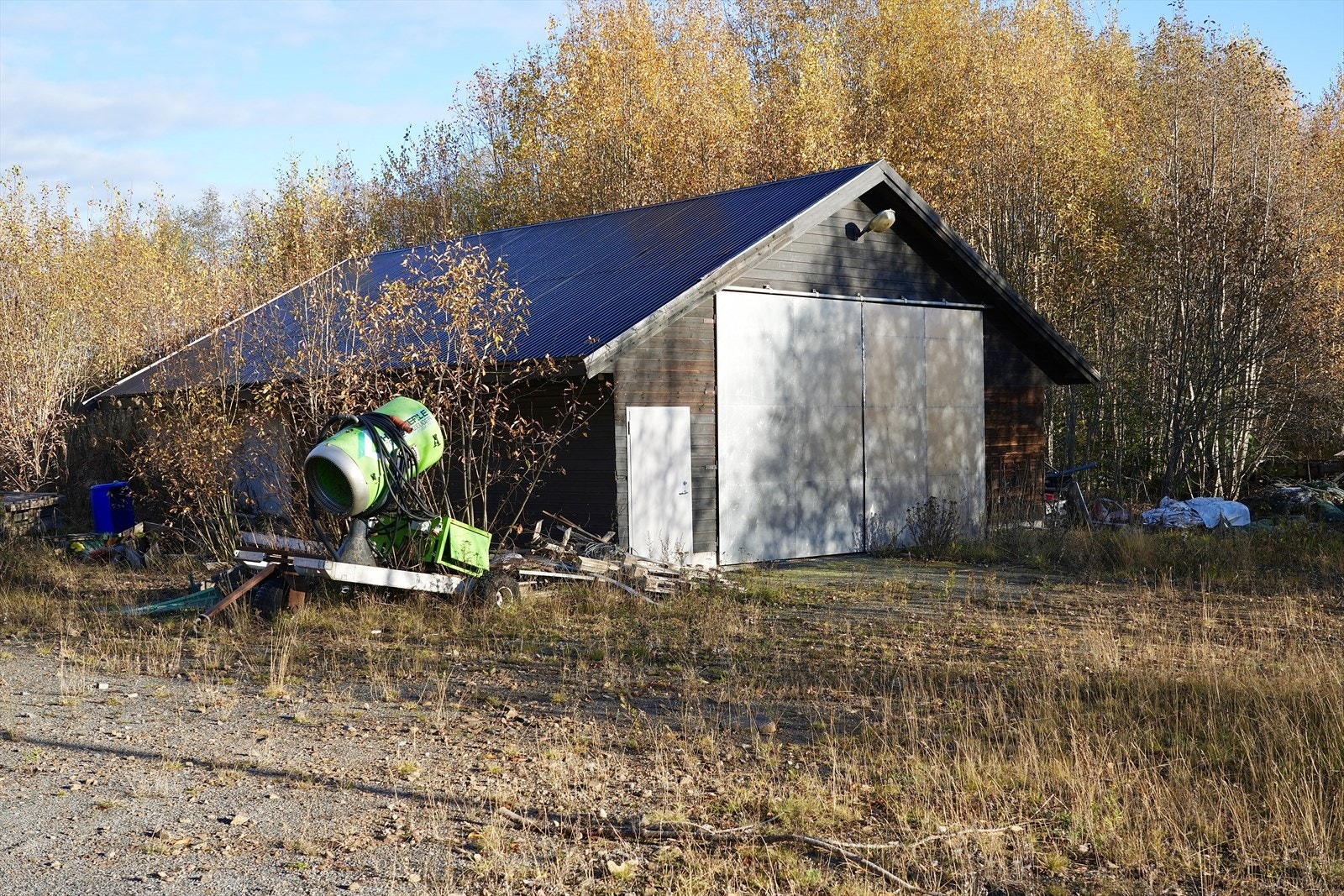 Stort port i lagerbygget. Galleribilde