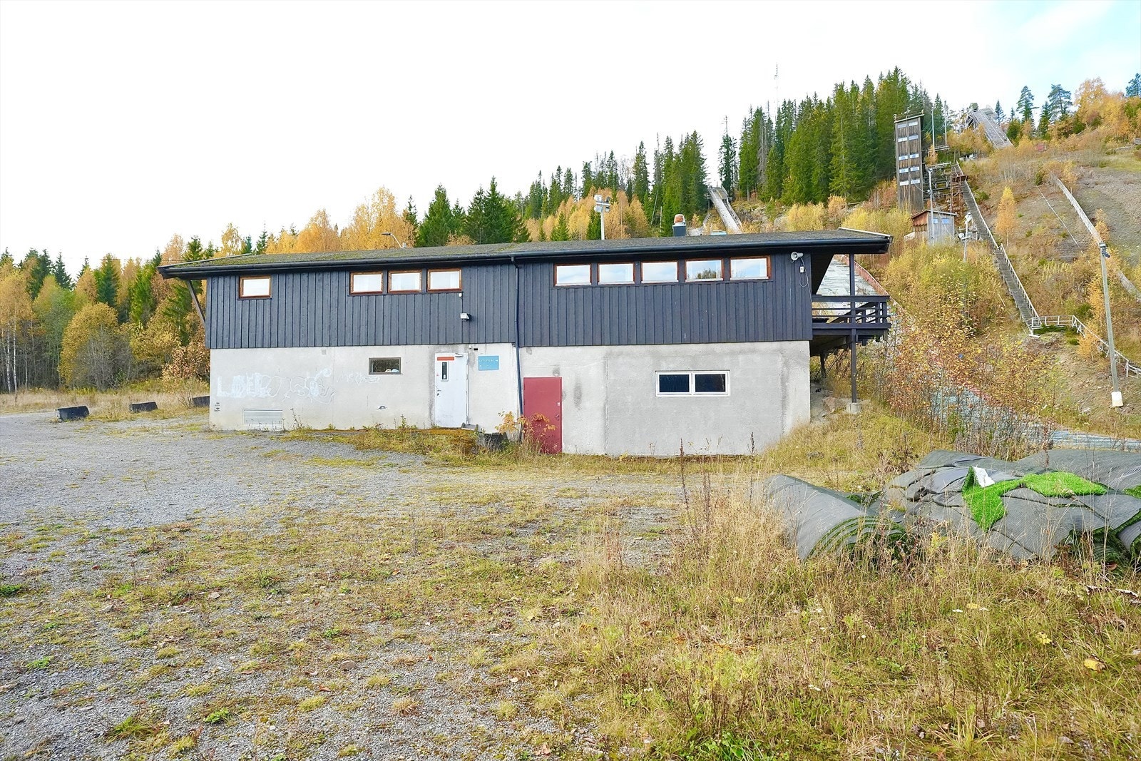 Fasade klubbhus. Galleribilde