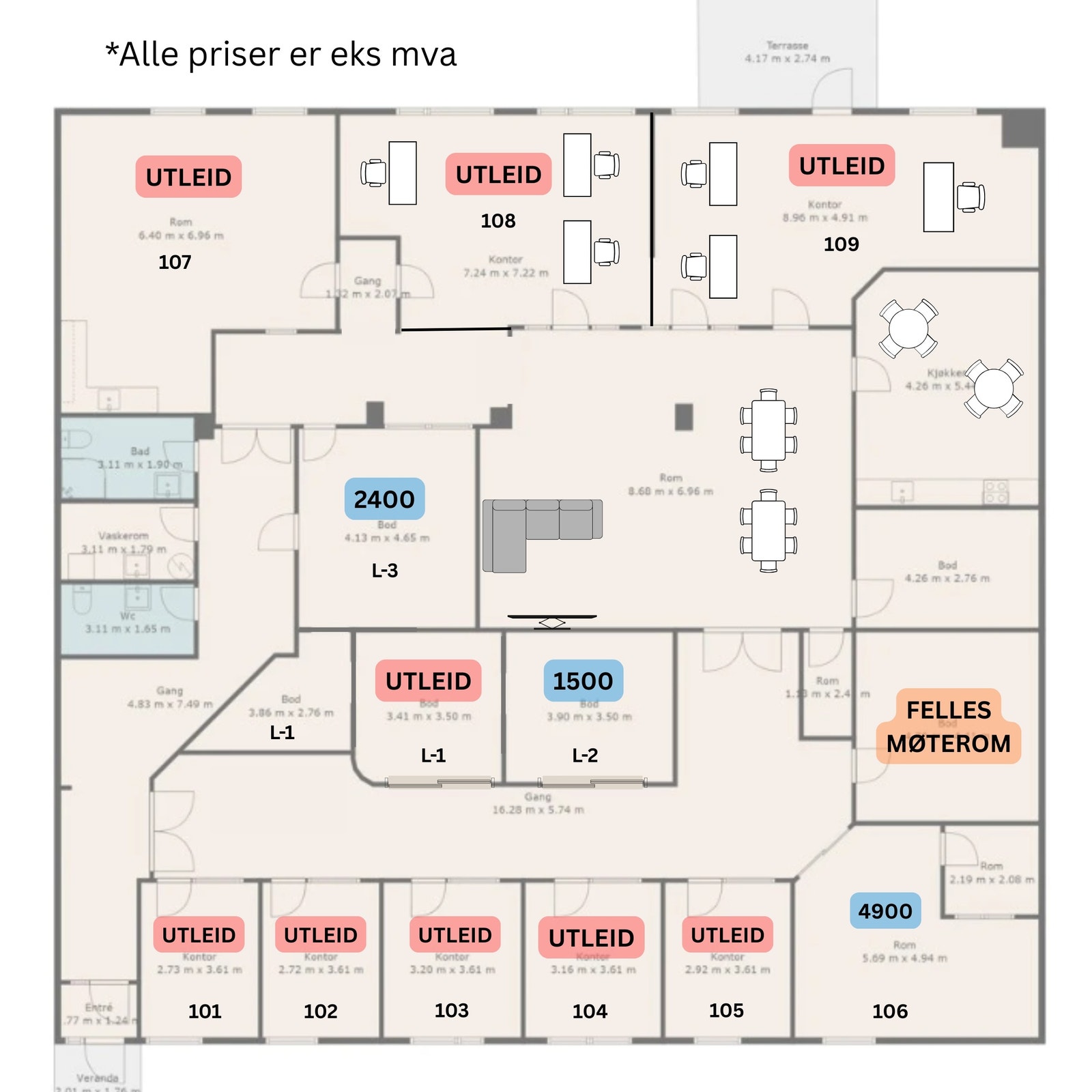 Se ledige lokaler her.. Galleribilde