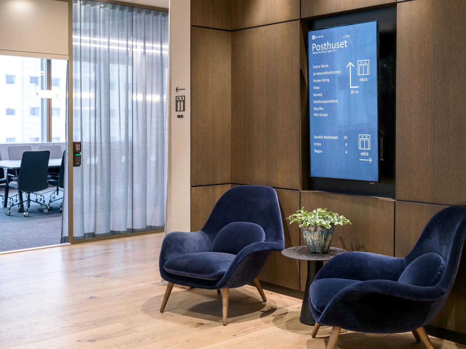 I tilknytning til inngangspartiet er det et helt nytt og flott møteromsenter Galleribilde