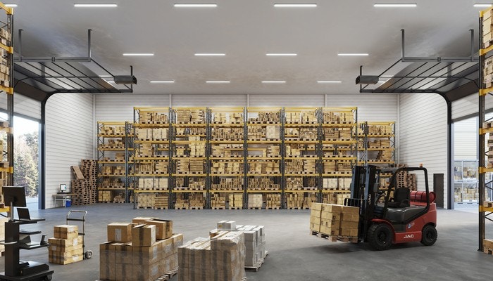 Mulighet for lagerareal med gjennomkjøring. Galleribilde