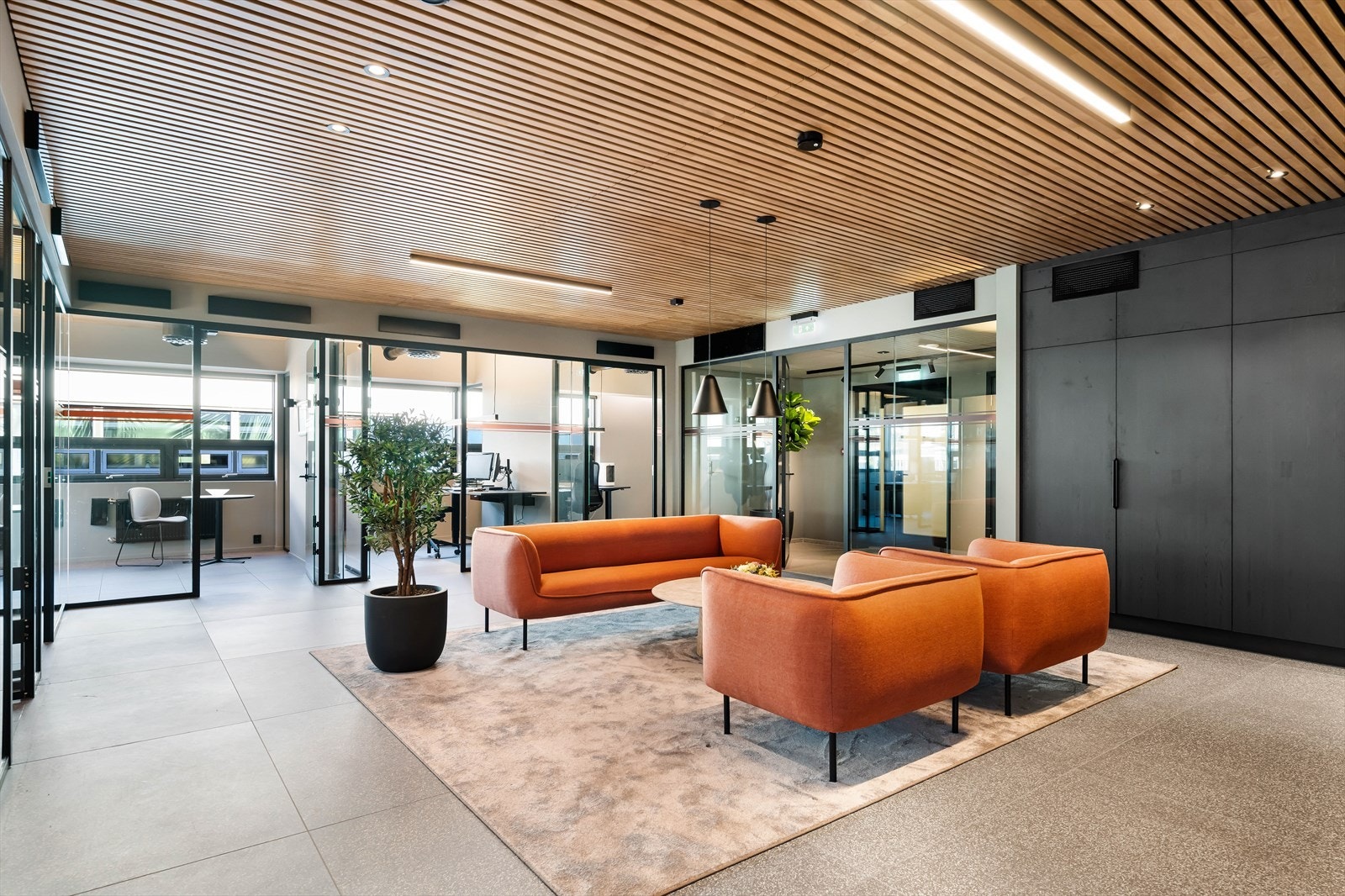 Bilde hentet fra innredet lokale i samme etasje som de ledige lokalene. Galleribilde