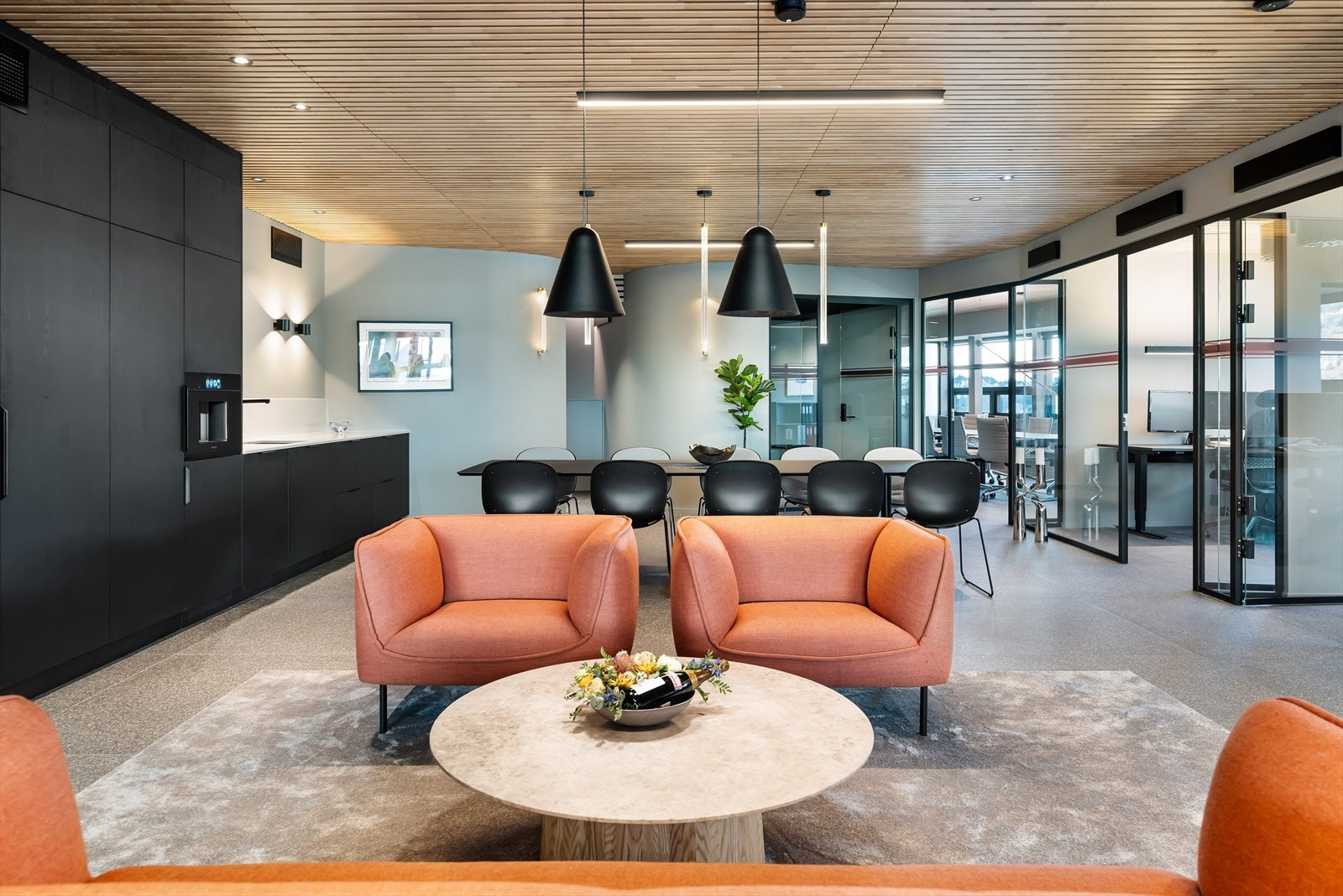 Bilde hentet fra innredet lokale i samme etasje som de ledige lokalene. Galleribilde