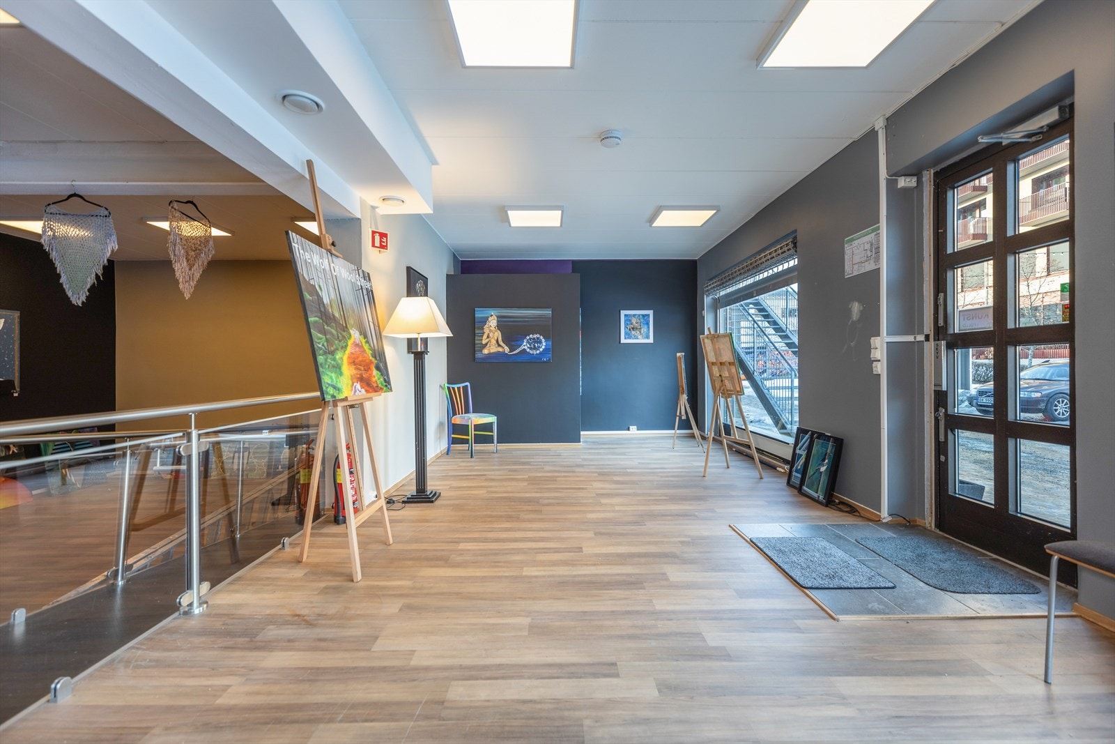 Fleksibelt lokale med store vindusflater mot gågate. Galleribilde