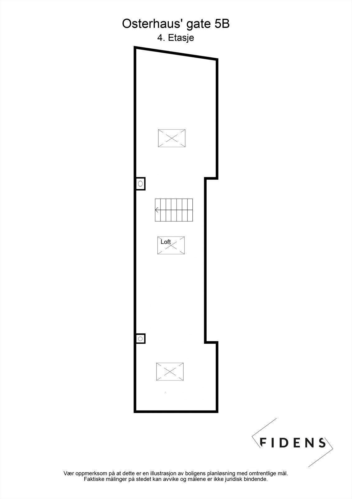 Osterhaus' gate 5B - 4. Etasje Galleribilde