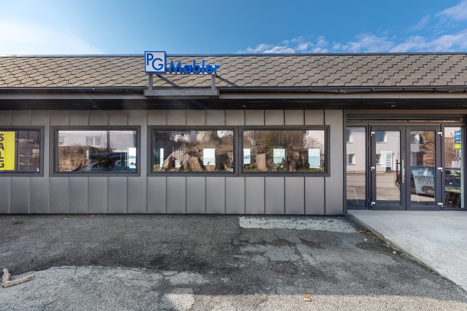 Det største lokalet er på rundt 200 kvm. Galleribilde