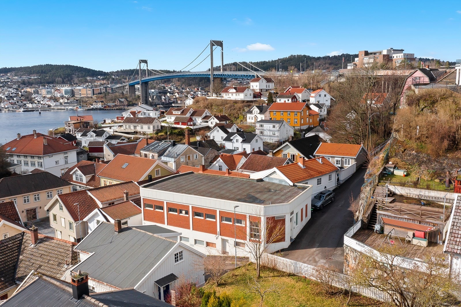 Aktiv Porsgrunn v/Kristoffer Ingebretsen har gleden av å presentere - "Gamle Telebygget" i Brevik sentrum. Fotograf: Tor Helge Thorsen Galleribilde