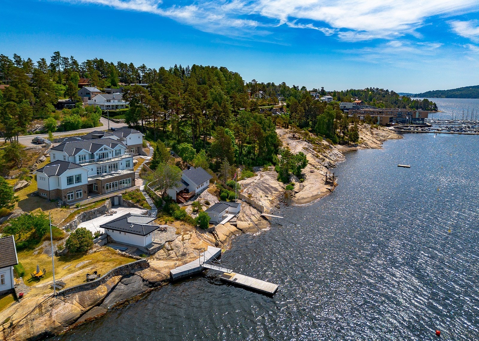 Eiendommen fra nordvest Galleribilde