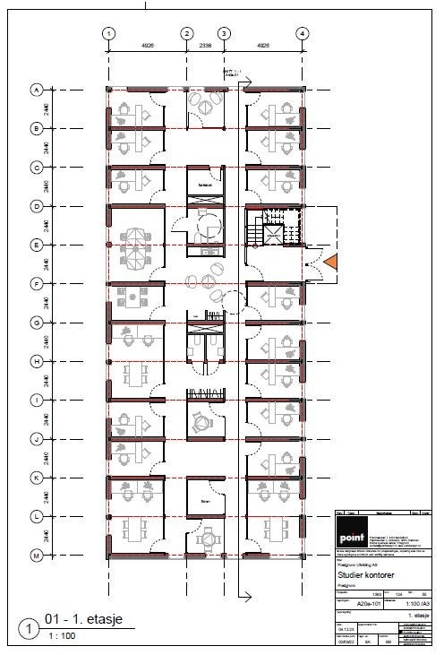 plantegning eksempel 1. etg. Galleribilde