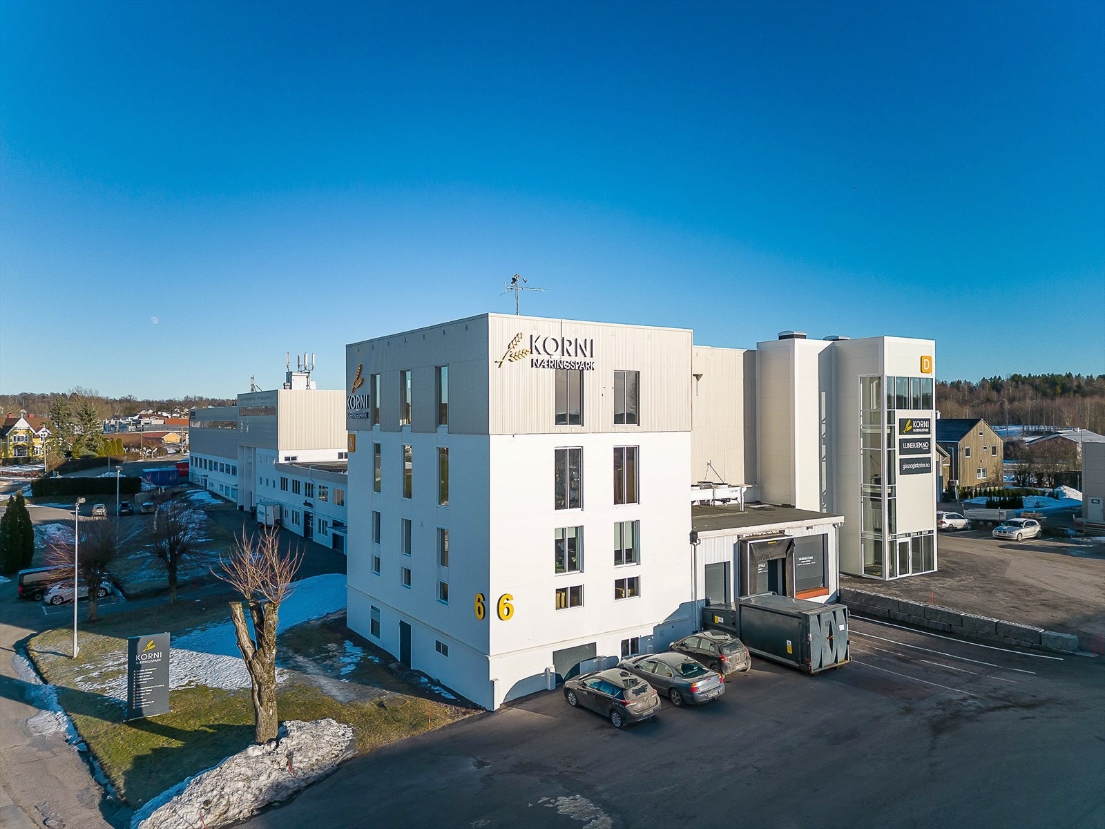 Fasade - ledig lokale i 5. etg. Galleribilde