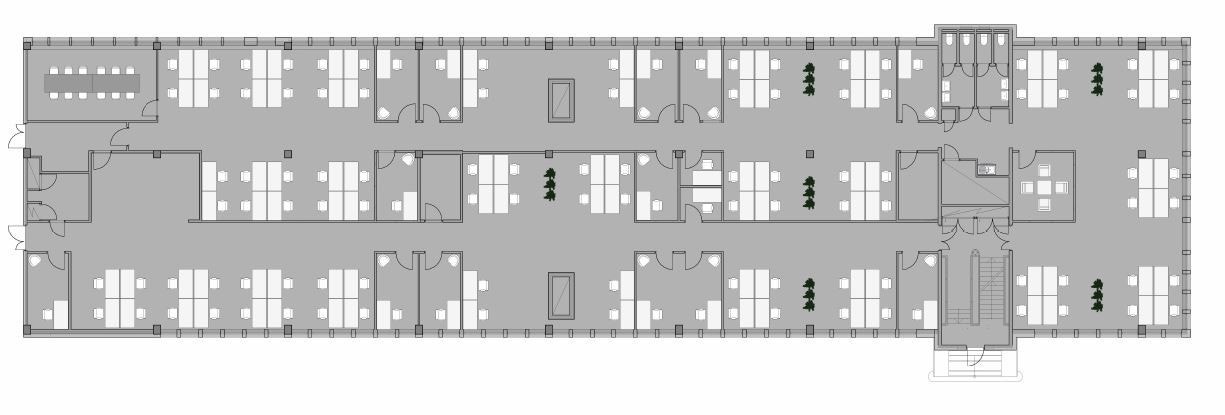 Møbleringsforslag areal i 0 etg. Galleribilde