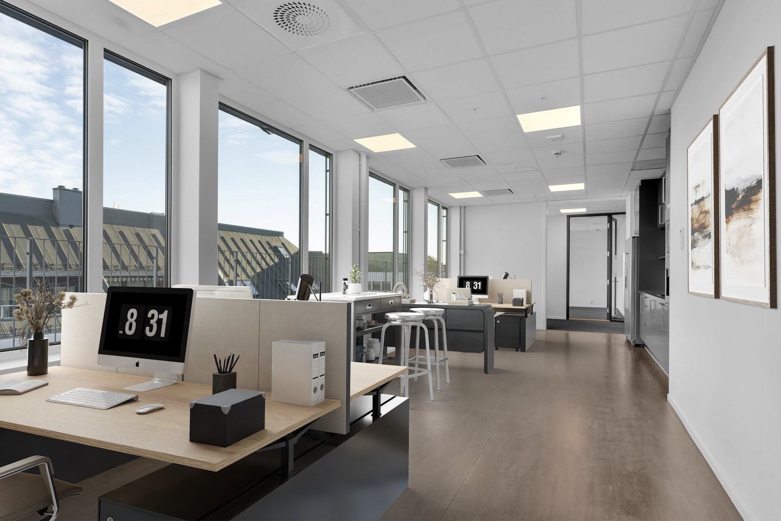 Kontorlandskap Galleribilde