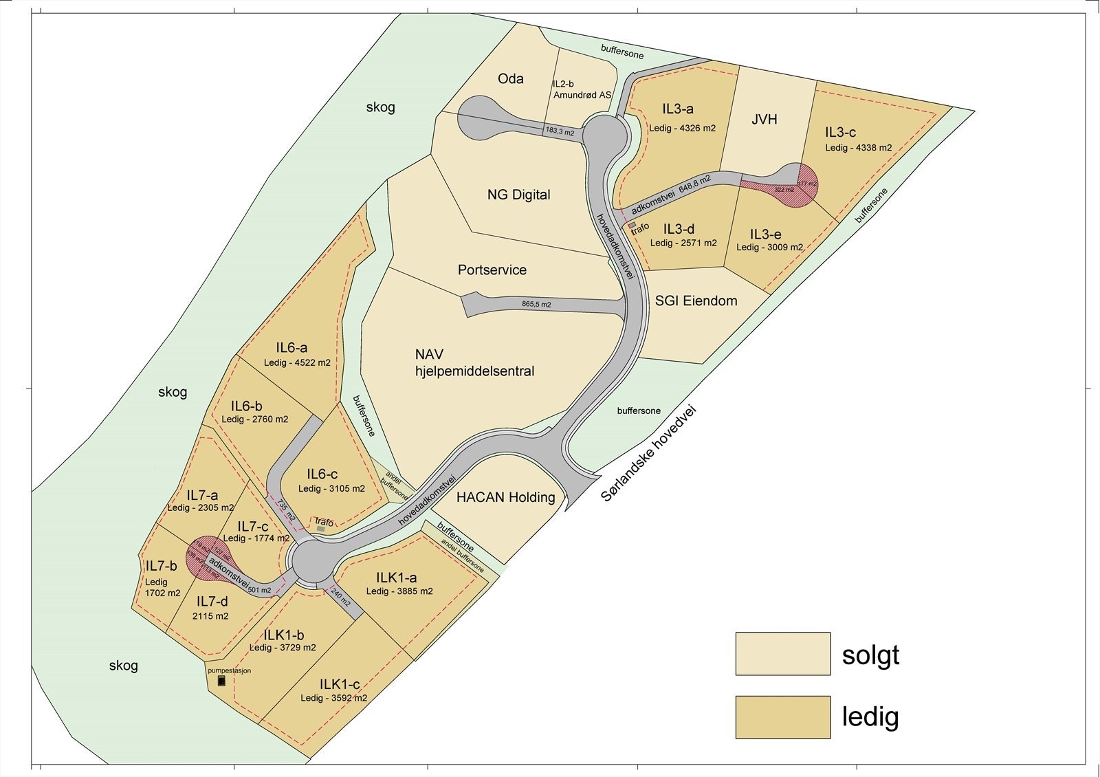 Amundrød Rødbøl - tomtekart.jpg Galleribilde