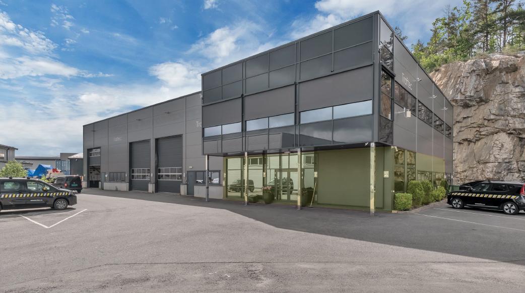 Areal markert i gult Galleribilde