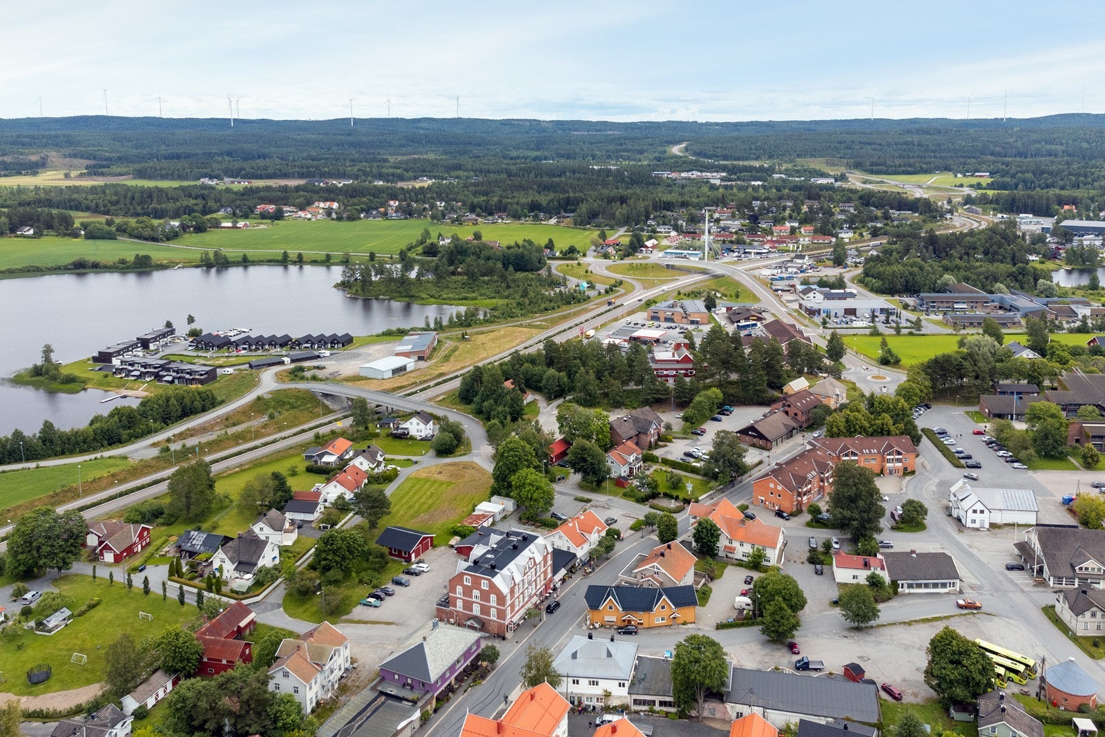 Dronefoto. Galleribilde