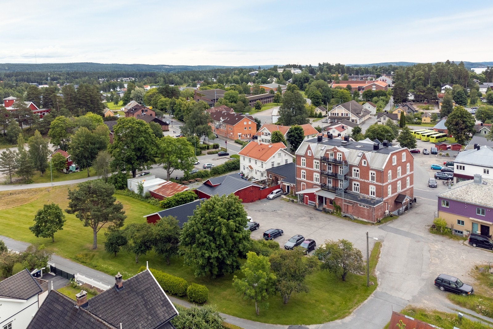 Dronefoto. Galleribilde