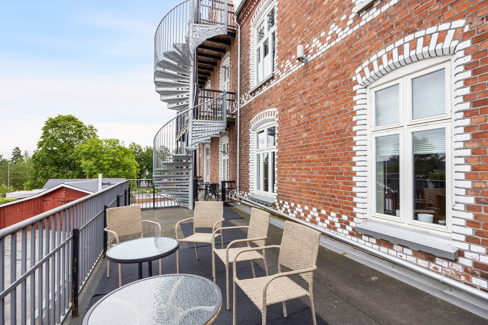 Felles terrasse/balkong. Galleribilde