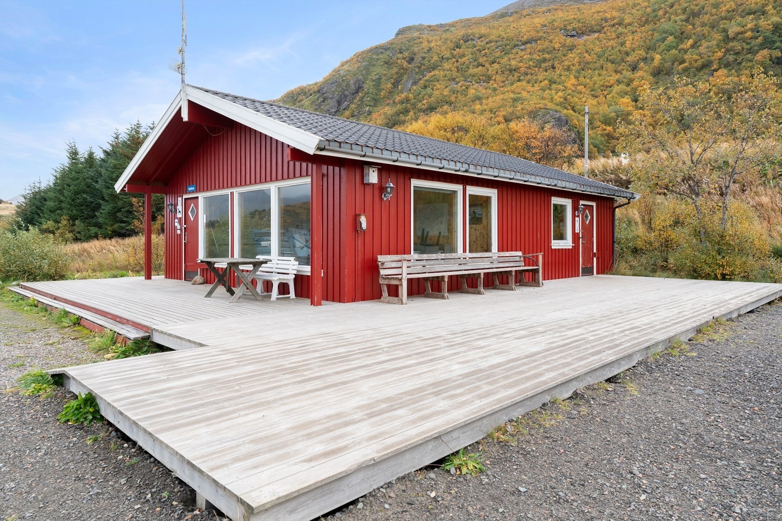 Fasade servicebygg Galleribilde