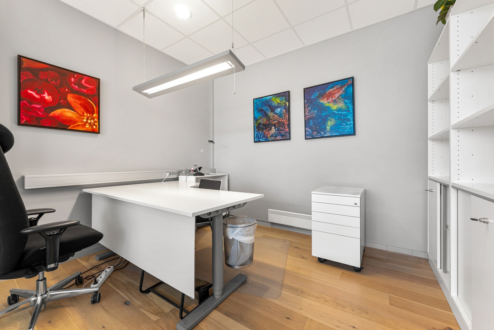 Separate kontorrom Galleribilde