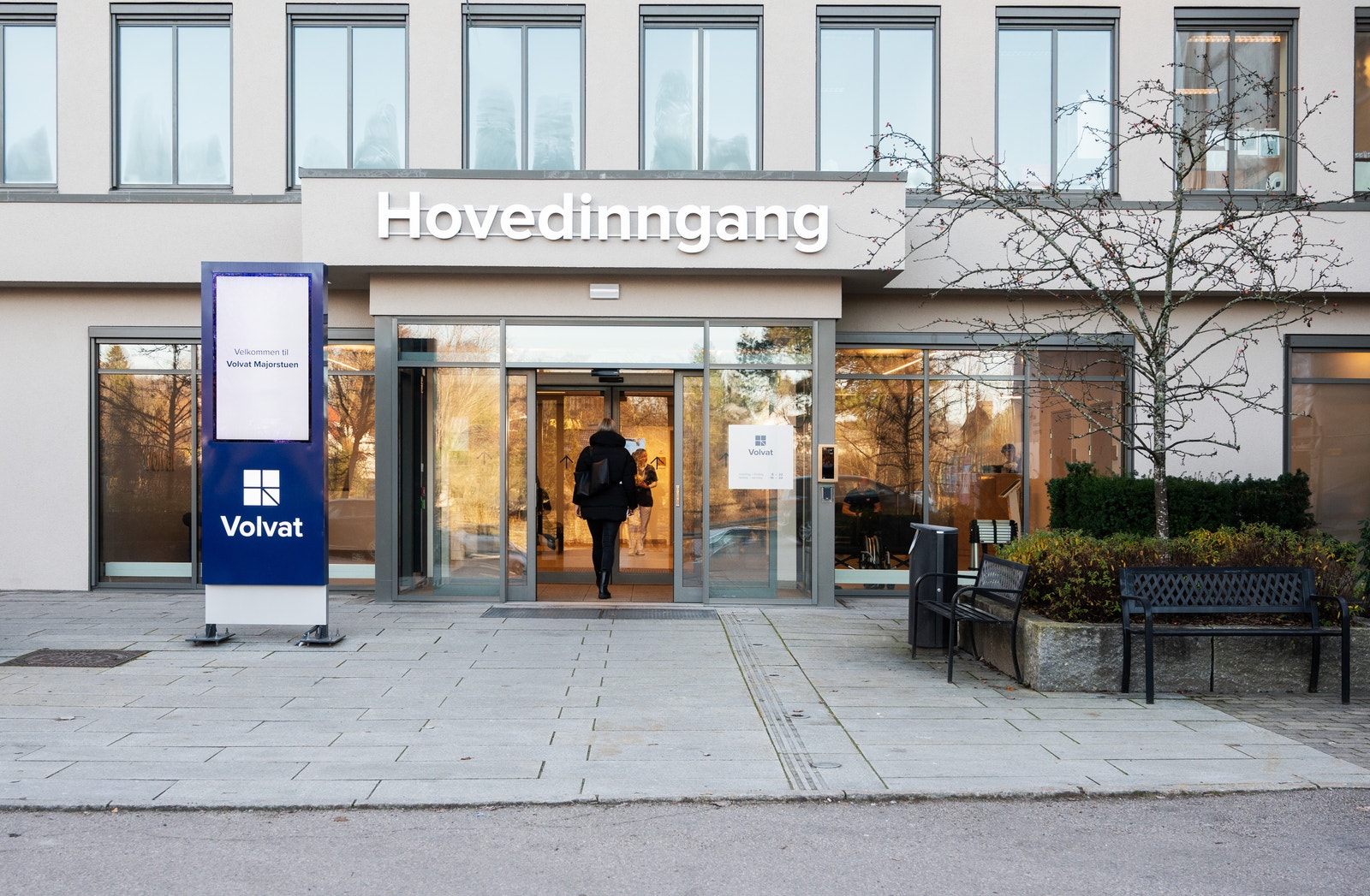 Mulighet for profilering mot trafikkert vei - gi din virksomhet synlighet i Volvat-bygget Galleribilde