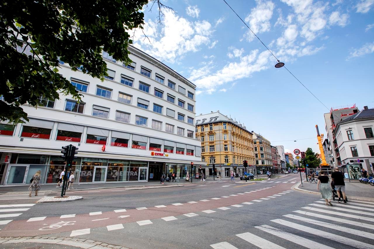 Fasaden mot Grønlandsleiret Galleribilde