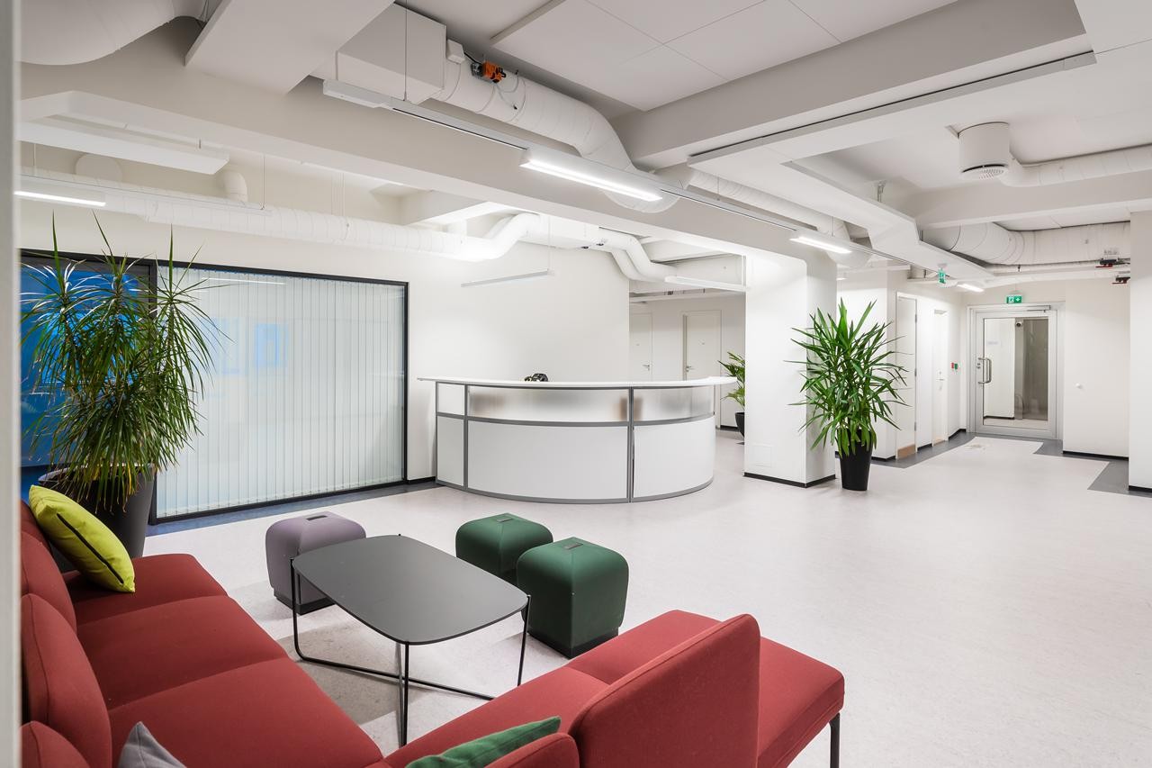 Resepsjon fra inngang Platous gate Galleribilde