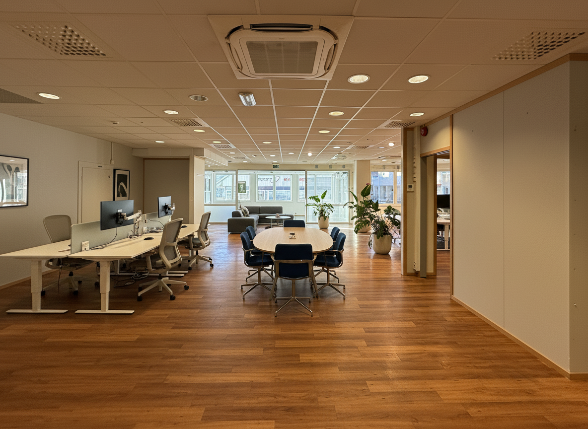 3d illustrasjon som kontor Galleribilde