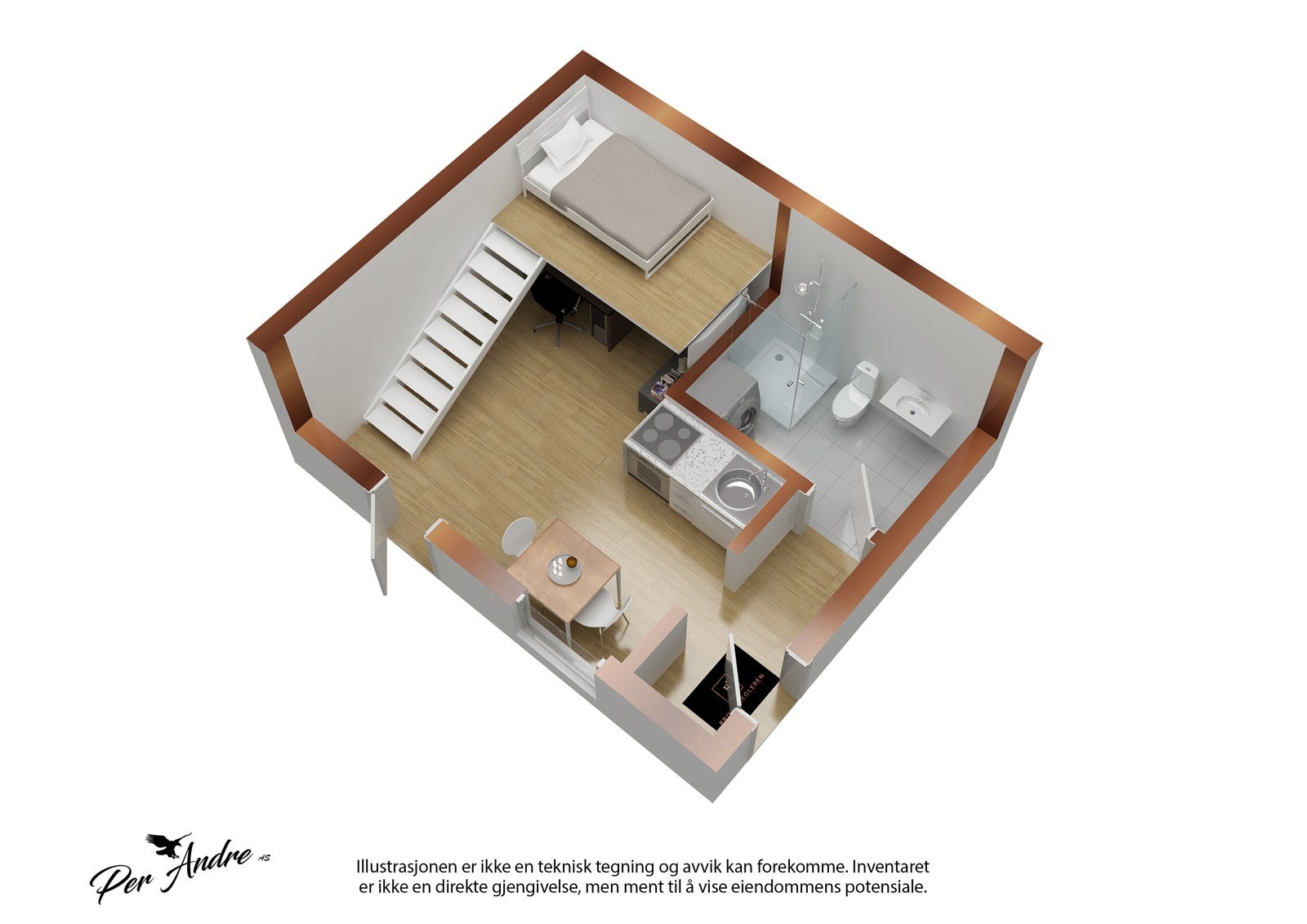 Plantegning. Galleribilde