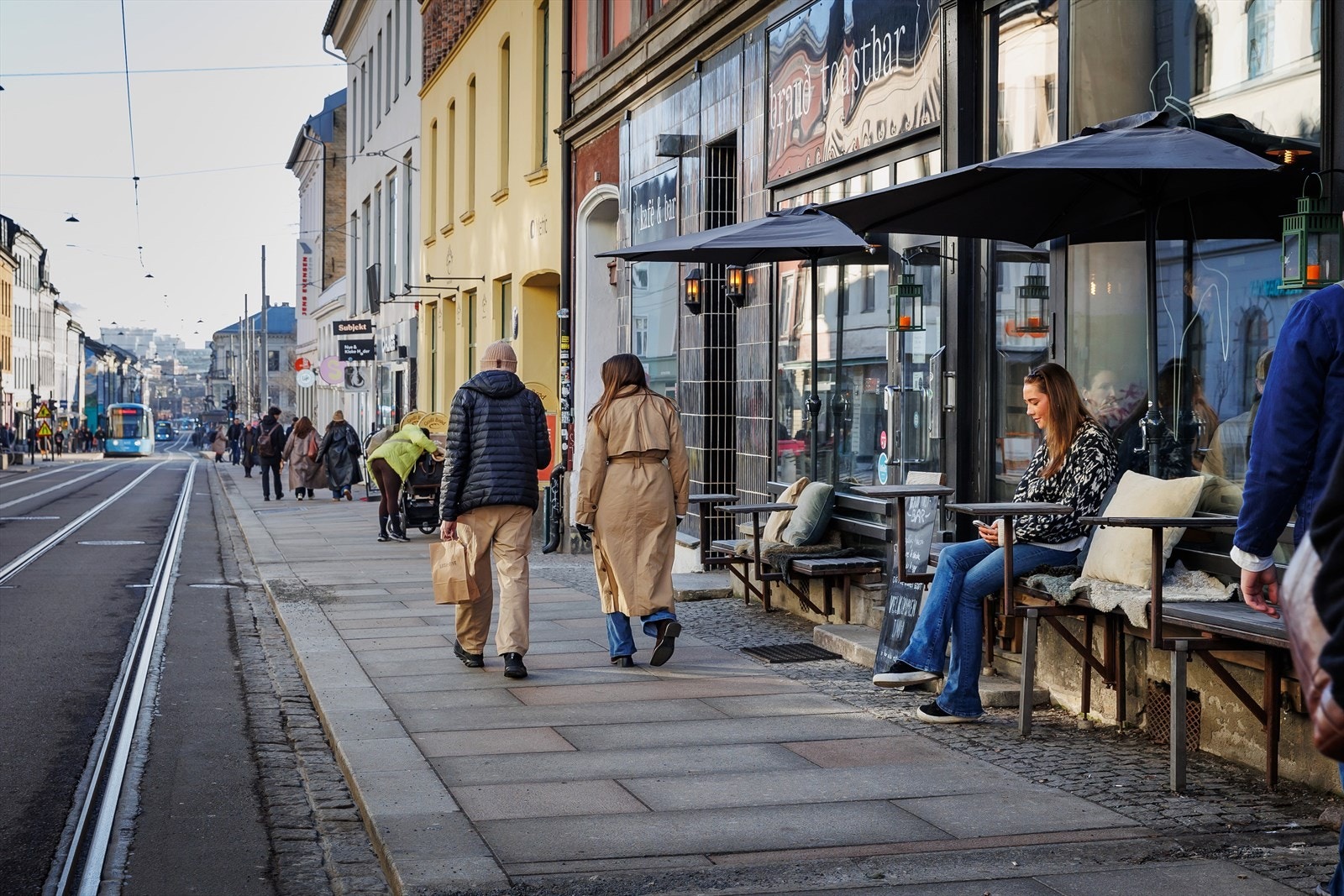 Fra Grünerløkka reiser man lett med kollektivt til alle byens hjørner. Galleribilde