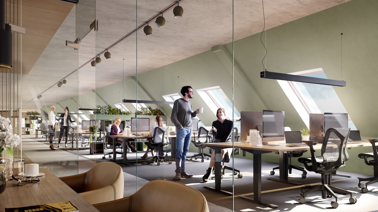 Arealene har godt gjennomlys, identitet og særpreg. Galleribilde