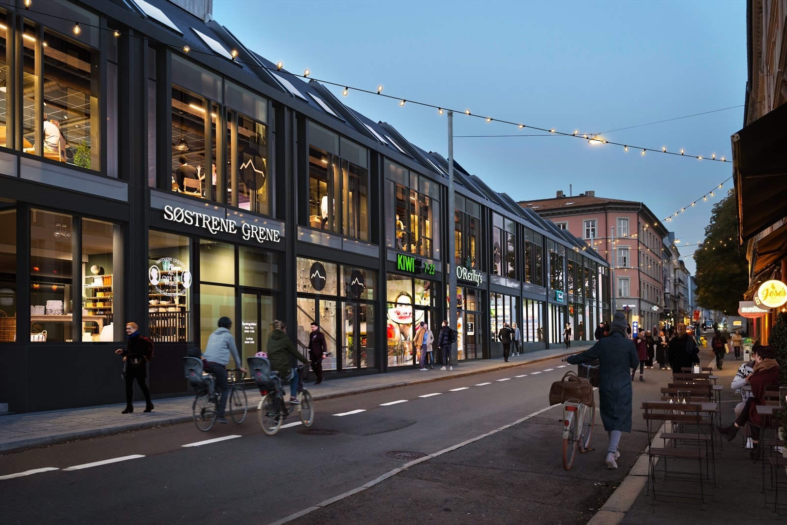 Markveien 35 totalrenoveres.
Bla. med flott og oppgradert fasade og nye tekniske anlegg. Galleribilde