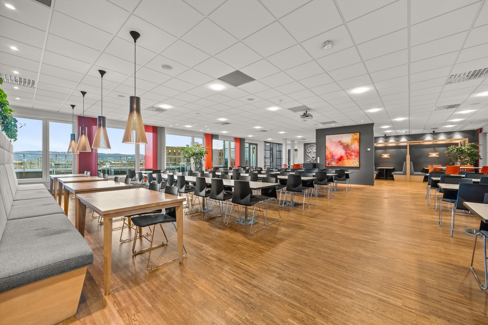 Innspurten 1B - Flott felles kantine i toppetasjen. Galleribilde