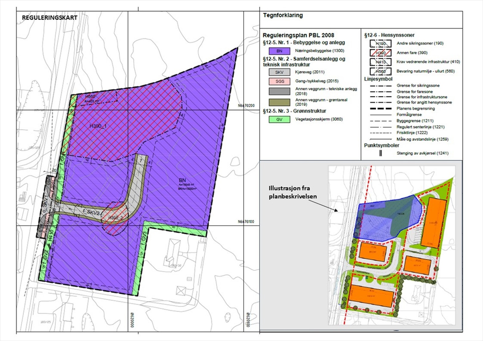 Reguleringskart Galleribilde