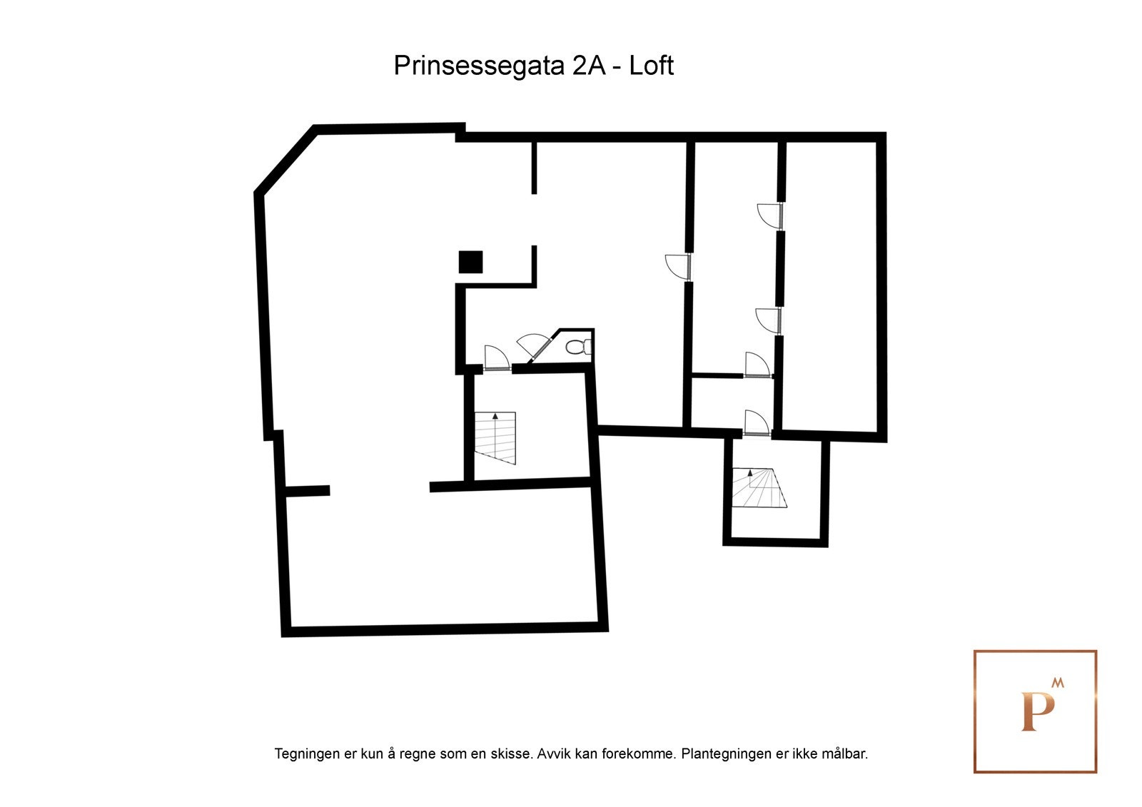 Plantegning Loft Galleribilde