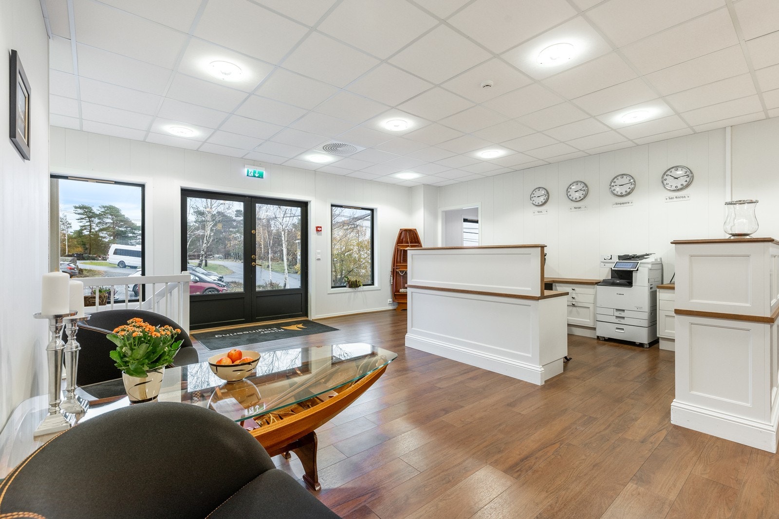 Resepsjon/inngang. Galleribilde