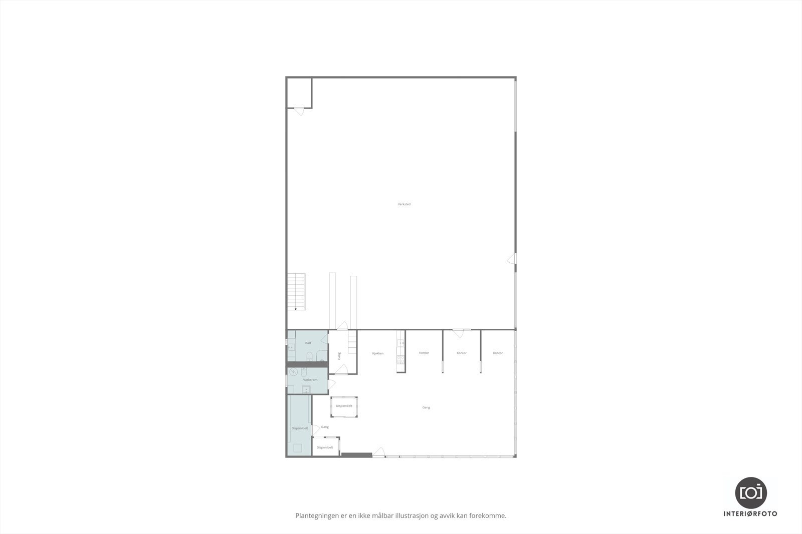Plantegning Galleribilde