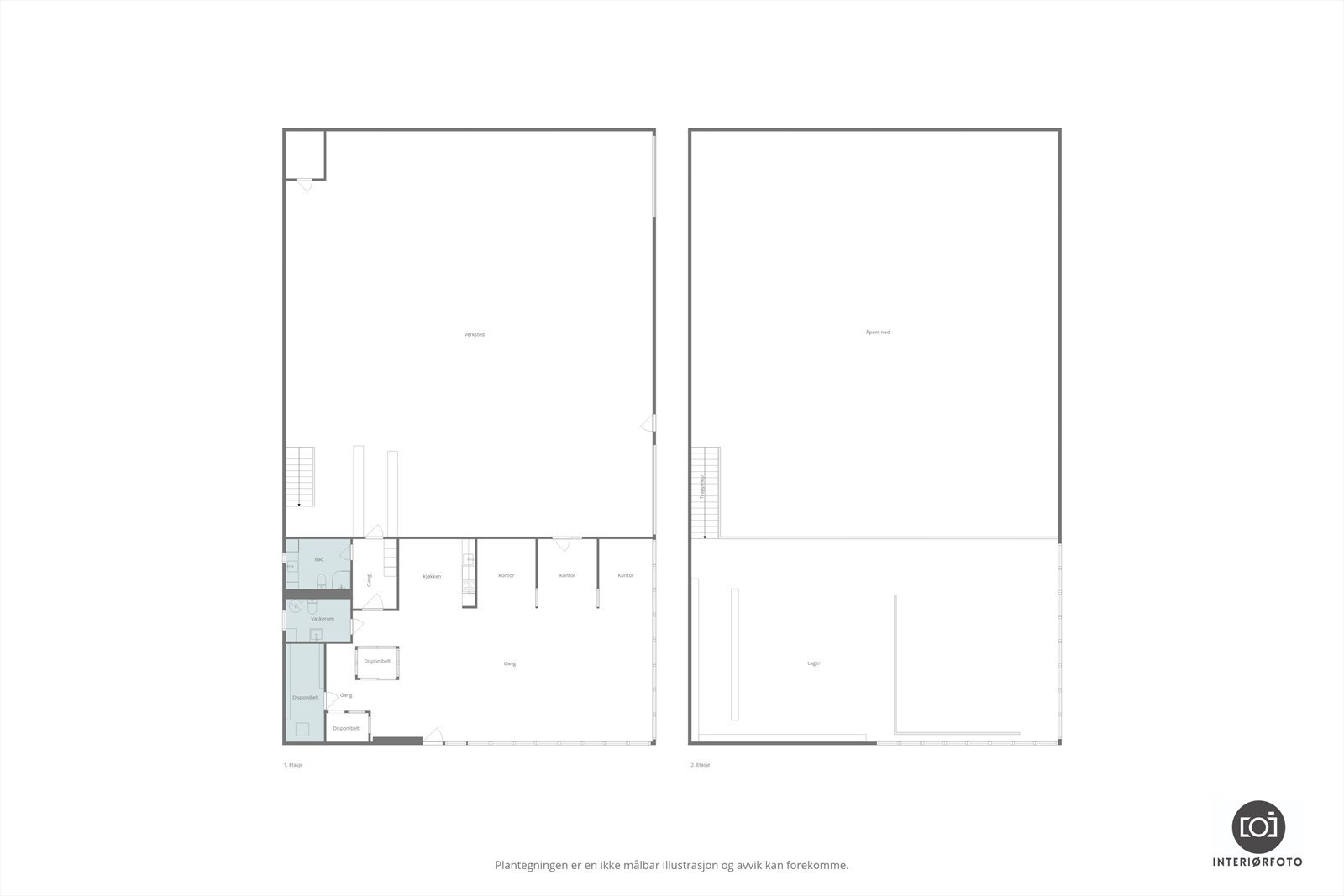 Plantegning Galleribilde