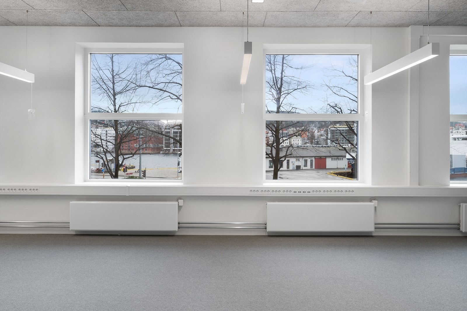 Bilde hentet fra tilsvarende areal som forrige bilde i 2. etg.  hos annen leietaker.